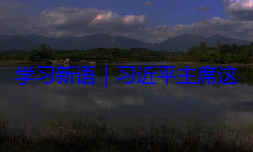 合合作之道这样阐释上学习新语习近平主席